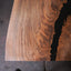 Black Walnut Live Edge Dining Table with a Single Slab Top