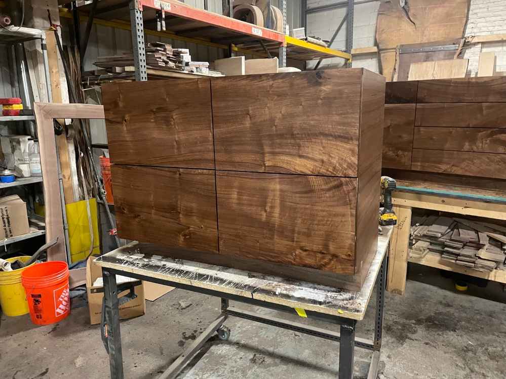 Floating vanity Black Walnut