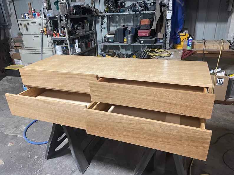 Floating Ash bathroom Vanity