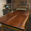 Book Matched Black Walnut Live Edge Dining Table