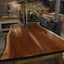 Book Matched Black Walnut Live Edge Dining Table