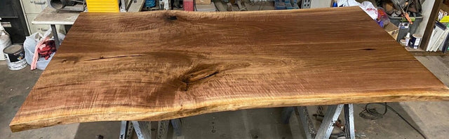 Black Walnut Live Edge Book Matched Dining Table 1