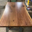 Black Walnut Live Edge Book Matched Dining Table