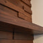 4 Inches Thick Heavy Duty Solid Walnut Floating Shelf 8