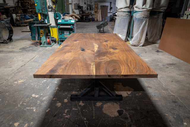 Book Matched Black Walnut Dining Table 4