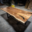 Black Walnut Book Matched Live Edge Dining Table 3