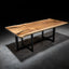 Black Walnut Book Matched Live Edge Dining Table 9