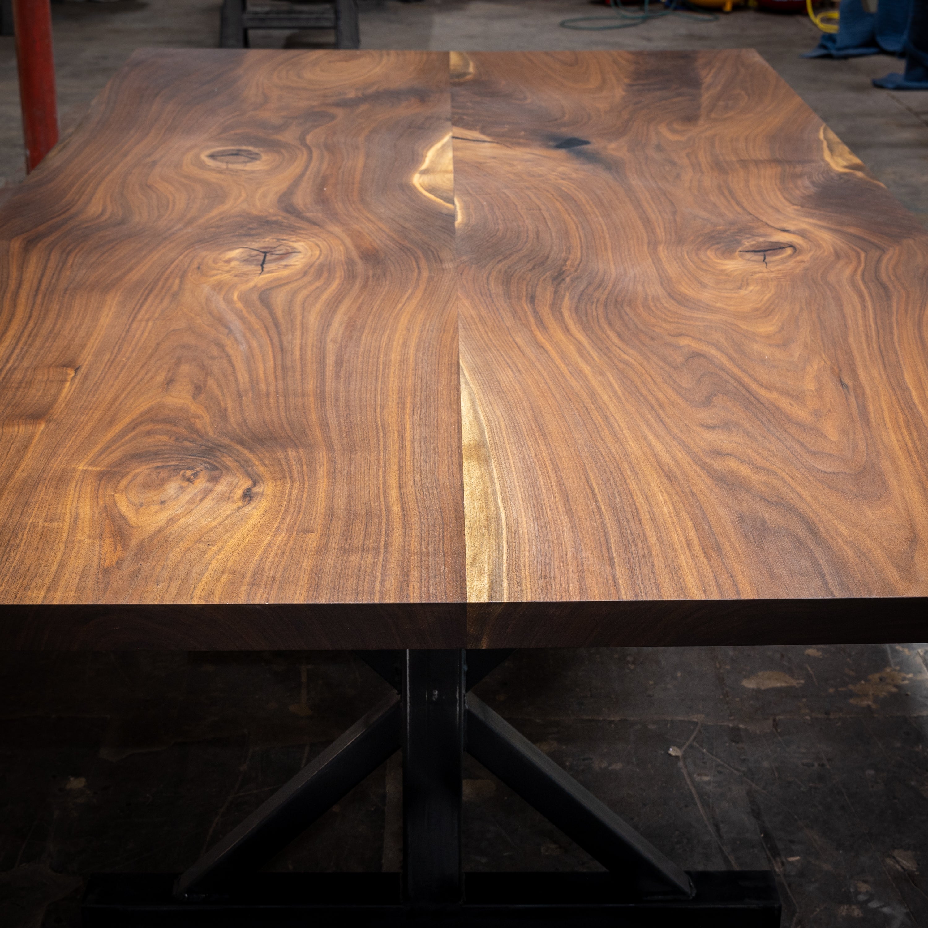 Book Matched Black Walnut Dining Table 7