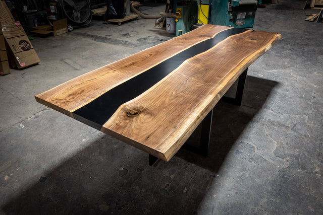 Black Epoxy River Table 6