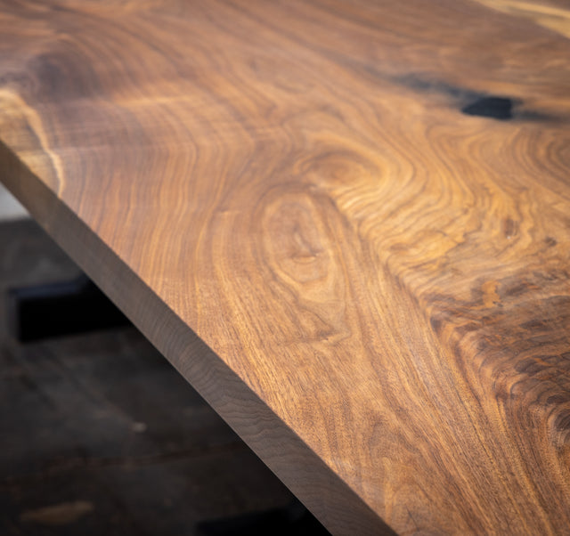 Book Matched Black Walnut Dining Table 5