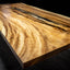 Single Slab Golden Acacia Exotic Live Edge Dining Table