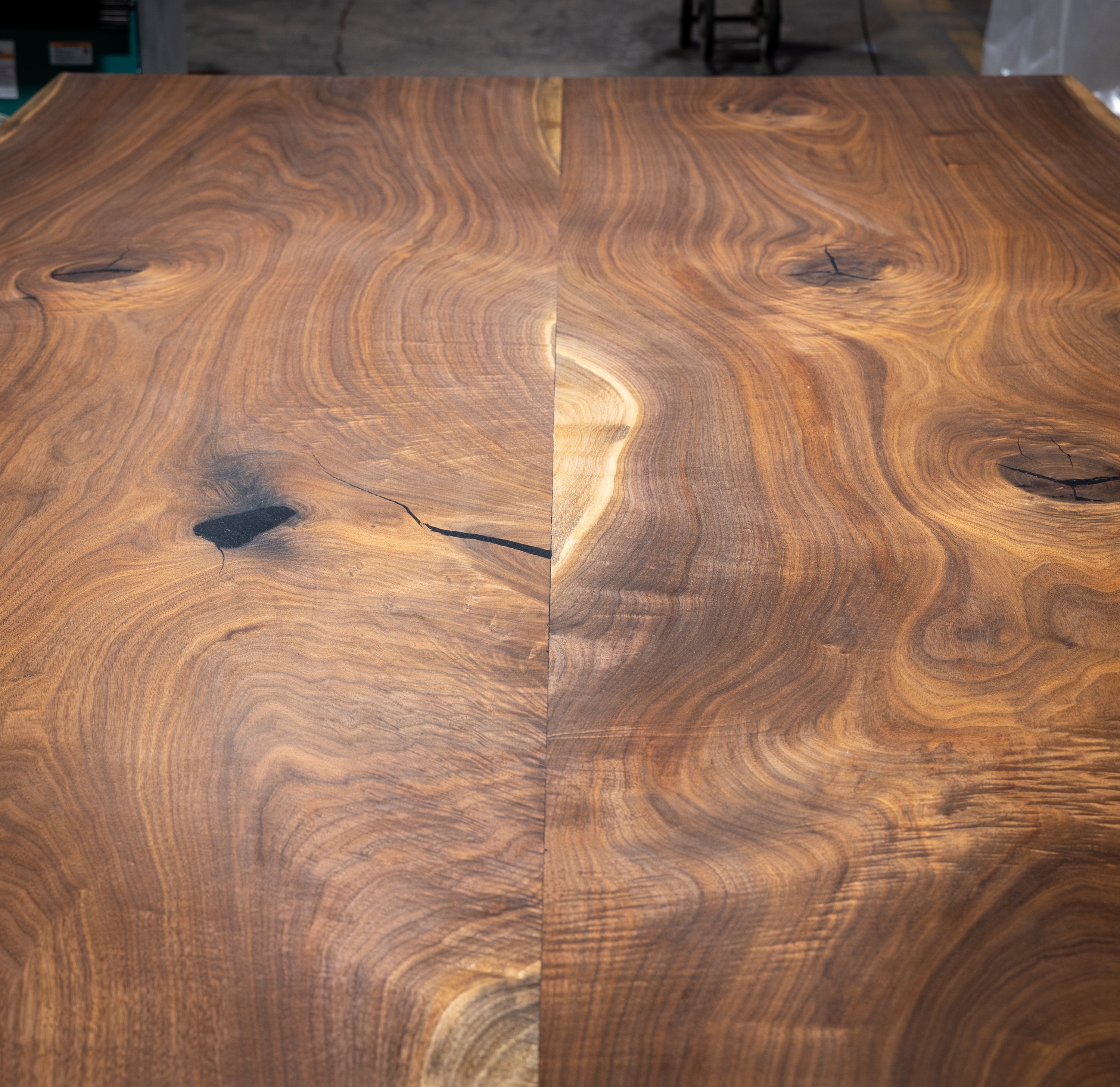 Book Matched Black Walnut Dining Table 6