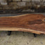 Live Edge Black Coffee Table Walnut