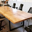 Solid Maple Live Edge Conference Table