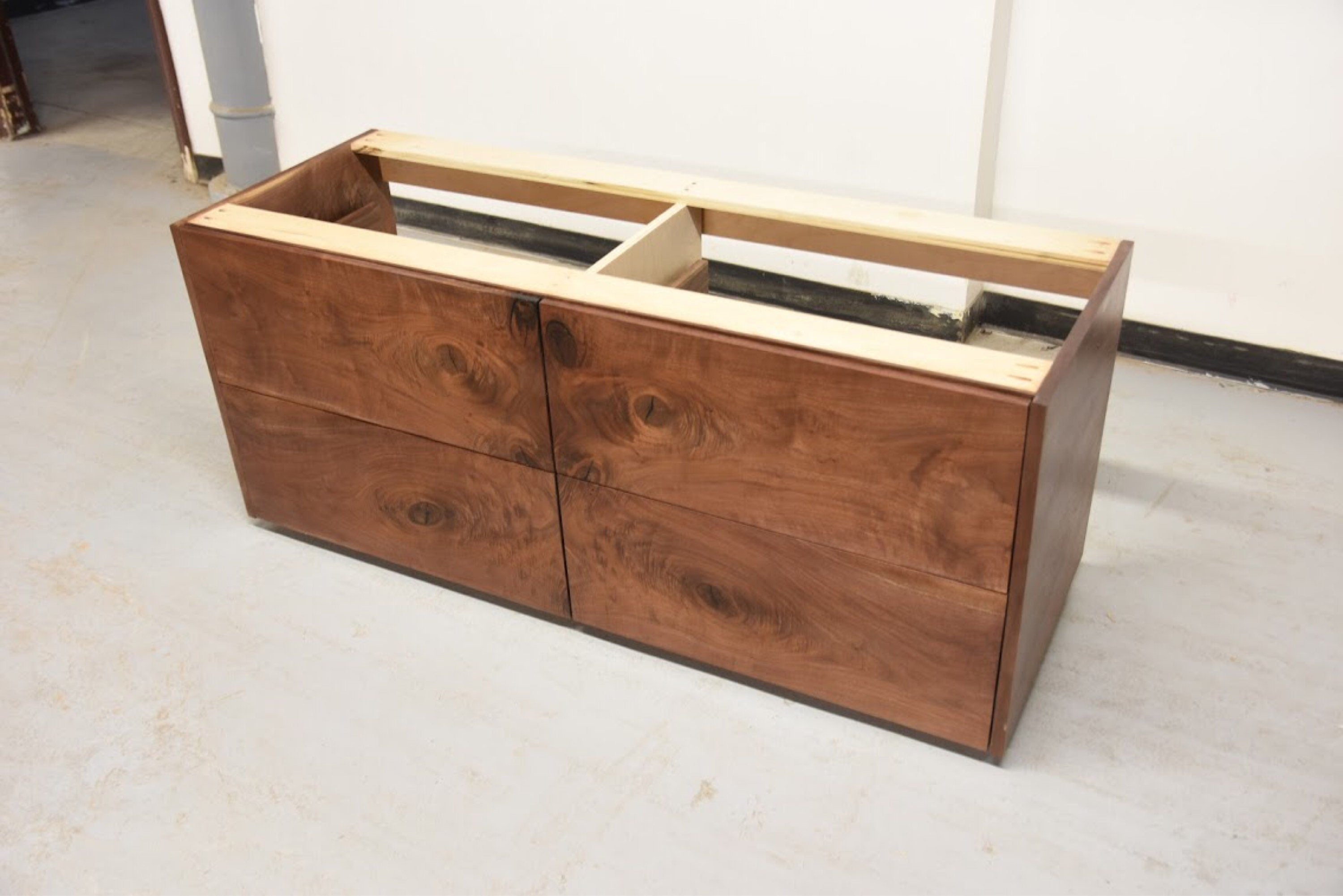 Product image 5: Black Walnut Floating Bathroom Vanity 4