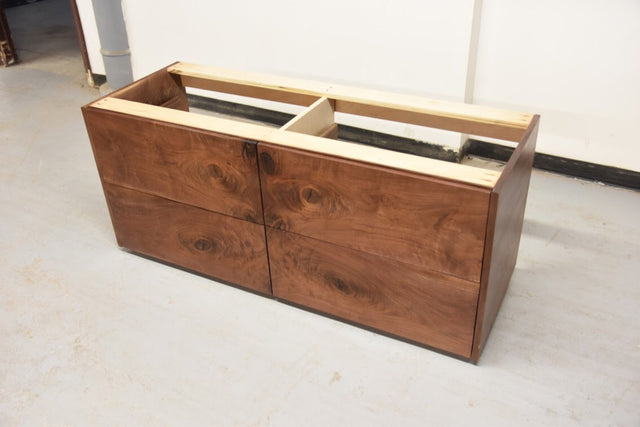 Black Walnut Floating Bathroom Vanity 4