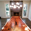 Live Edge Dining Table Solid Rosewood Dalbergia Sissoo