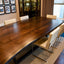 Black Walnut Book Matched Slab Live Edge Dining Table 5