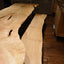 Live Edge Dining Table Solid Maple with Live Edge Bench