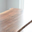 Live Edge Claro Walnut Single Slab Dining Table with Bench