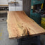 Live Edge Dining Table Maple Resin Filled Chicago Makers Studio