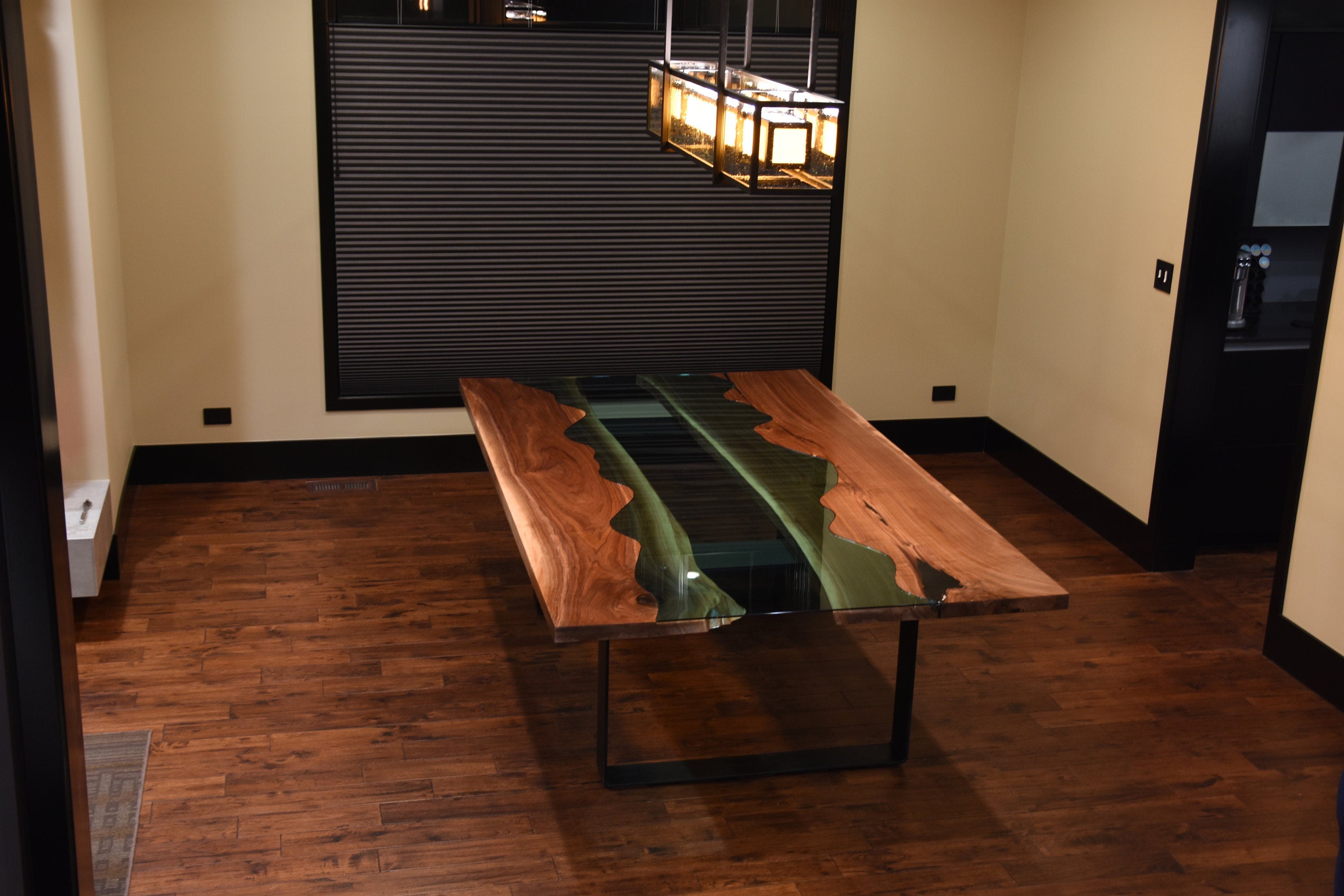 Product image 10: Handmade Black Walnut Live Edge River Dining Table