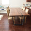 Live Edge Dining Table Single Slab Black Walnut