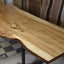 Live Edge Dining Table Elm Single Slab