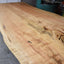 Live Edge Dining Table Maple Resin Filled Chicago Makers Studio