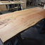 Live Edge Dining Table Maple Resin Filled Chicago Makers Studio