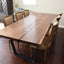 Live Edge Dining Table Single Slab Black Walnut