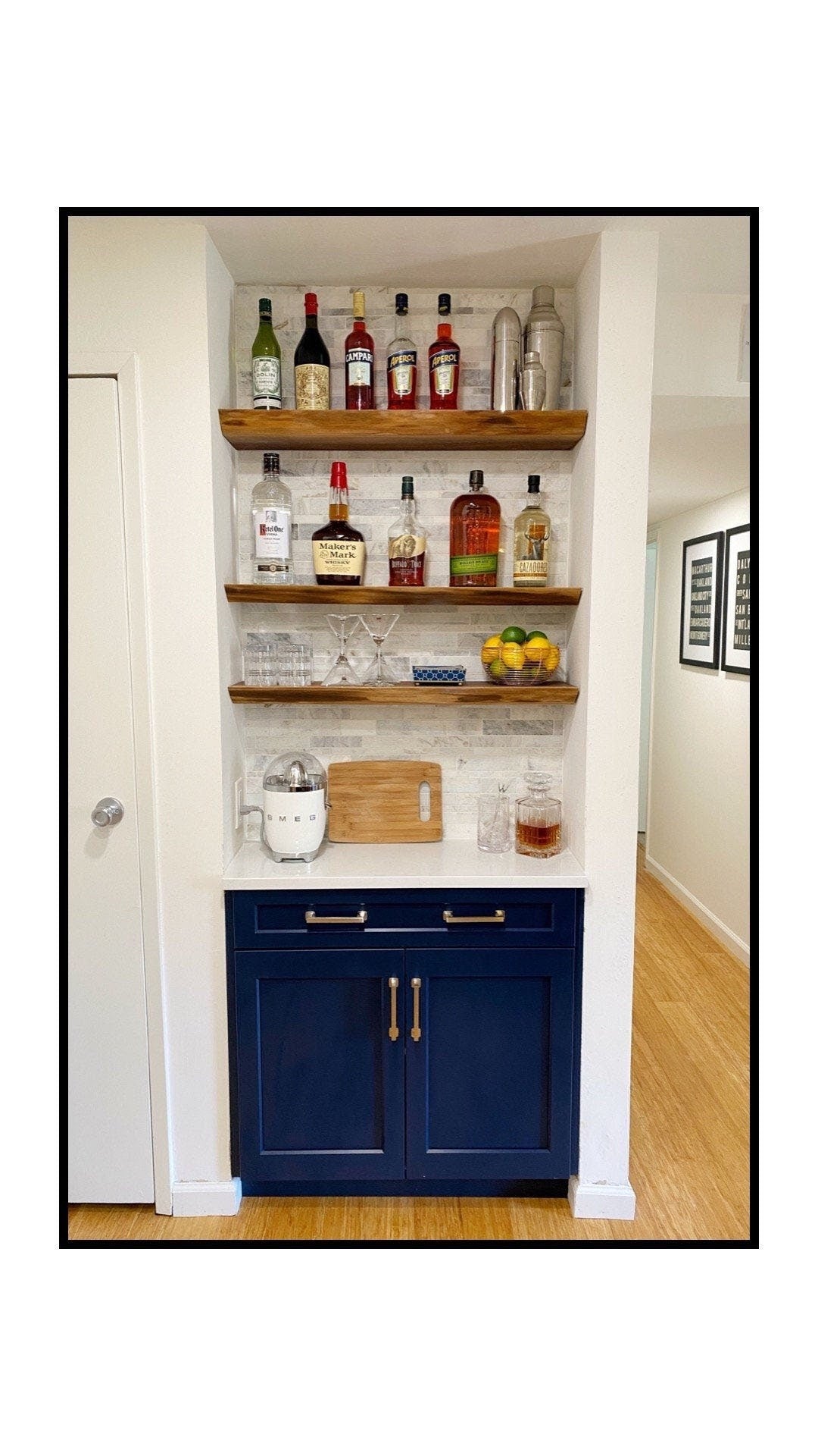 Black Walnut Single Slab Shelves  | Chicago Makers Studio